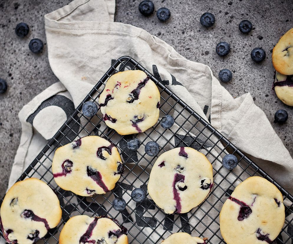 Kapitalny przepis na ciasteczka z borówką amerykańską. Palce lizać! 