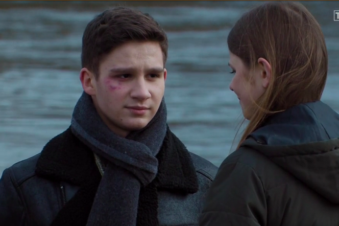 M jak miłość odc. 1450. Mateusz (Krystian Domagała), Lilka (Monika Mielnicka)	