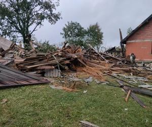 Trąba powietrzna w Łódzkiem. Zniszczenia w gminie Poświętne