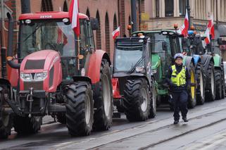 Strajk rolników w Bydgoszczy [ZDJĘIA]