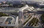 Tak będzie wyglądał, kończący trasę Rail Baltica, imponujący dworzec kolejowy w Tallinie