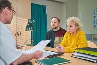 Na Wspólnej odc. 3572: Paweł (Grzegorz Kwiecień), Beata (Katarzyna Ptasińska)