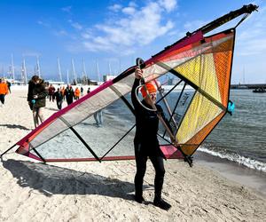 Piotr Dudek - najstarszy w Polsce i na świece windsurfer