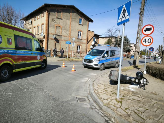 Wypadek na Święciechowskiej w Lesznie 