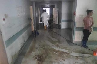 Miejscowy szpital zniszczony przez powódź