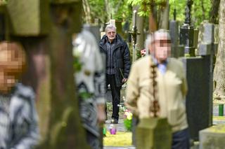 Wojciech PIjanowski na pogrzebie Stanisławy Ryster