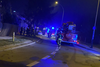 Nocny pożar w Rzeszowie. Palił się garaż przy ul. Kwietniowej