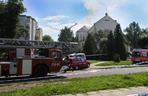Pożar kościoła pod wezwaniem Chrystusa Króla na Targówku w Warszawie