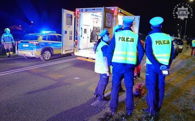 Wypadek śmiertelny w Czańcu. Nie żyje pieszy potrącony przez kierowcę Audi