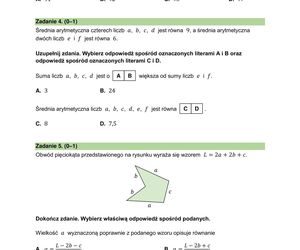 Egzamin ósmoklasisty 2025 - matematyka