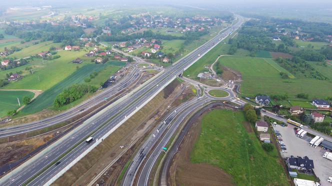 Budowa węzła Niepołomice na autostradzie A4