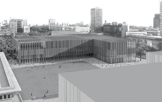 III nagroda w konkursie opracownaie koncepcji architektonicznej projektu MSN. Autorzy: Atelier WW Architekten SIA Szwajcaria