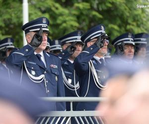 Uroczyste ślubowanie 69 nowych policjantów  w Oddziale Prewencji Policji w Katowicach