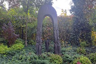 Ogród za kościołem św. Józefa w Krakowie