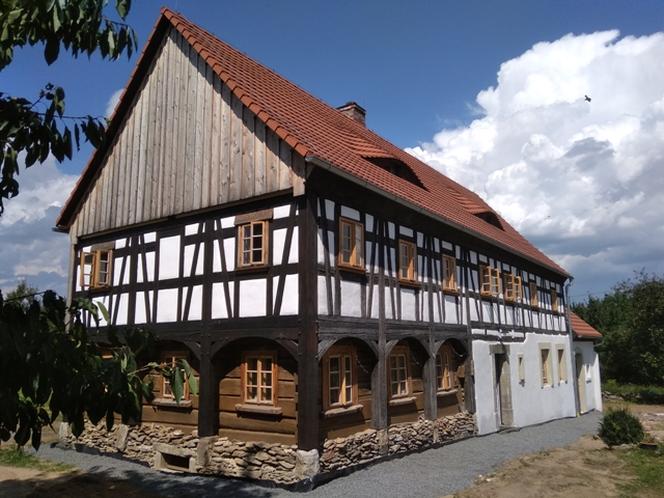 Dom przysłupowy w Grabiszycach Średnich na Dolnym Śląsku