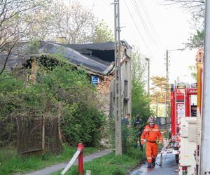 Wybuch gazu w Wojkowicach. Dom jednorodzinny częściowo się zawalił