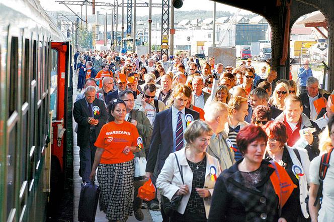 Delegaci Platformy gorsi od kiboli