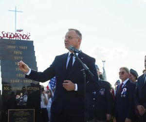 Andrzej Duda w USA. Odsłonił Pomnik Bohaterów Walki o Niepodległość po 1945 roku i Solidarności