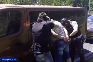Zatrzymanie Azera Azada A. przez policjantów CBŚP