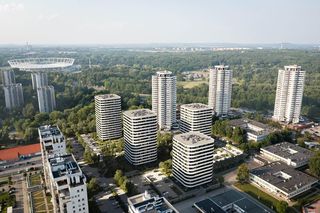 Nowe kukurydze na osiedlu Tysiąclecia projektu Medusa Group 