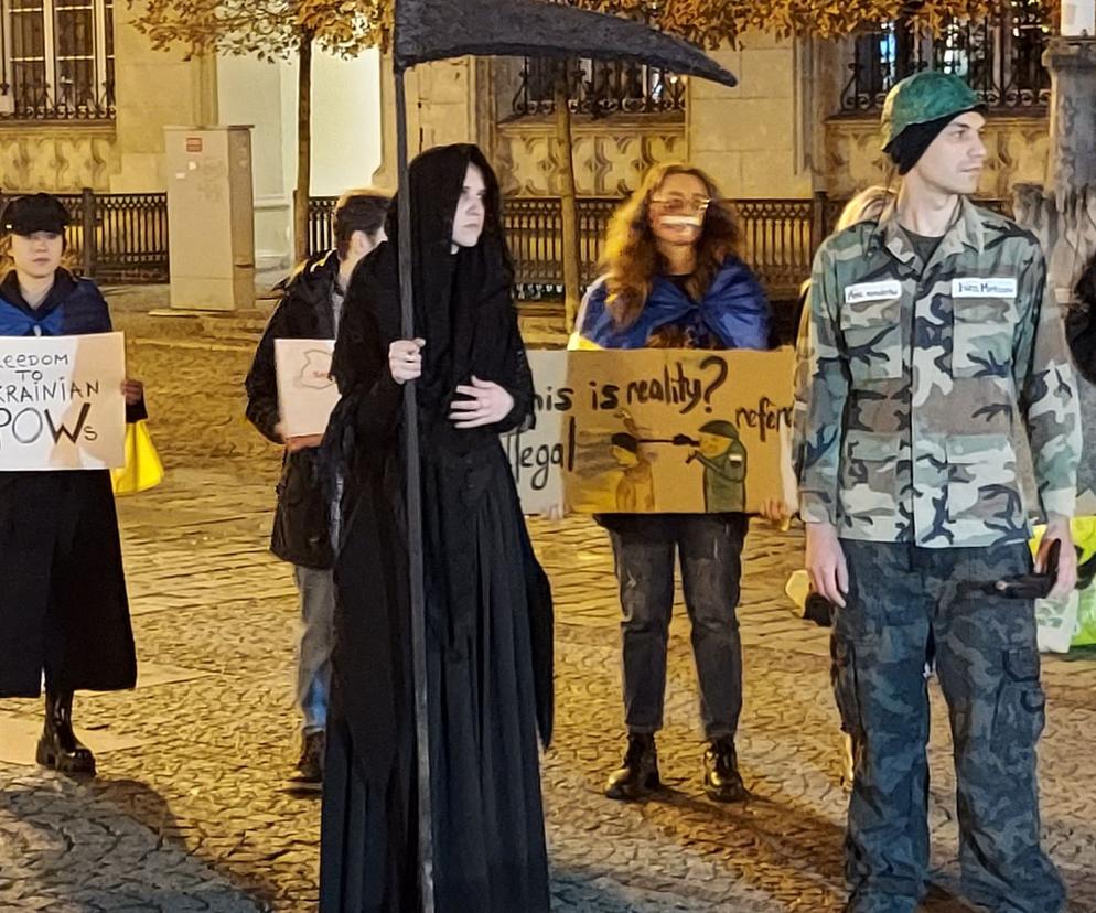 Rosjanie protestują we Wrocławiu