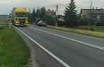 Wypadek na przejściu dla pieszych w Brzozówce