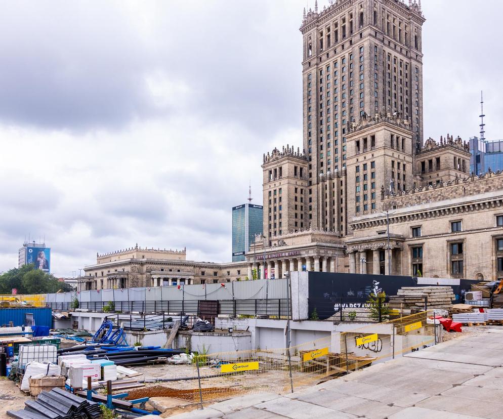 Lokalizacja nowej siedziby teatru TR Warszawa przed rozpoczęciem prac
