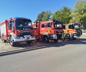 Powiatowe ćwiczenia strażackie w szpitalu wojewódzkim w Siedlcach