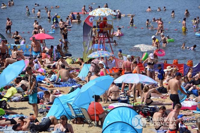 Plażowicze opanowali Pogorię III. Rekordowa frekwencja