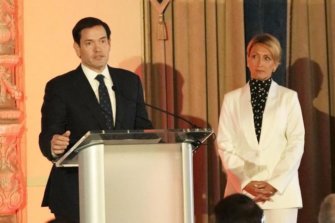 Anna Kalczyńska w USA z Radosławem Sikorskim i Marco Rubio