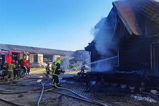 Pożar w Rajgrodzie. Dom nie nadaje się do zamieszkania