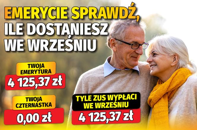 Emerycie sprawdź, ile dostaniesz we wrześniu