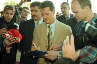 Michael Schumacher w Warszawie (1998 r.)