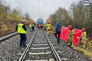 Makabryczny wypadek. Mężczyzna wszedł wprost pod nadjeżdżający pociąg