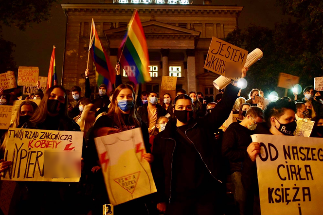 Poniedziałkowy protest na placu Wolności