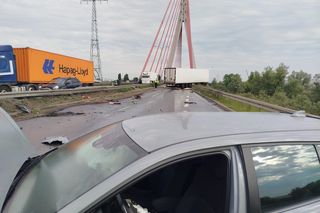 Gdańsk. Wypadek na moście wantowym nad Martwą Wisłą. Nie dało się utworzyć korytarza życia 