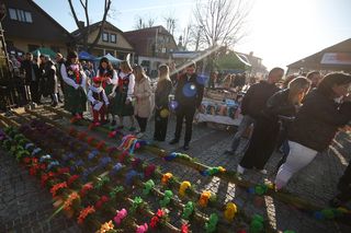 Wyjątkowa wieś w Małopolsce. Ma najpiękniejsze i największe palmy wielkanocne 