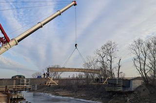 Nowa kładka w Porcie Czerniakowskim