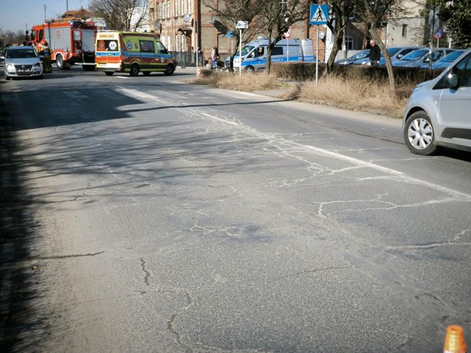 Wypadek na Święciechowskiej w Lesznie 