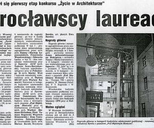 Wrocławscy laureaci, Gazeta Wyborcza nr 279, 30.11.1999