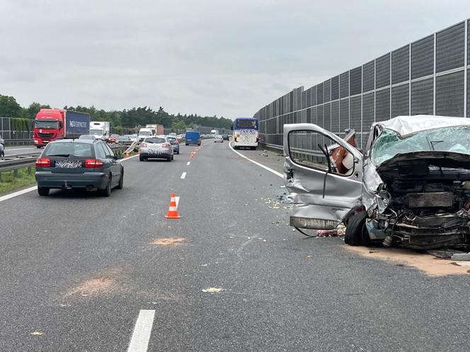 Dachowania na A4 i DK94 koło Tarnowa