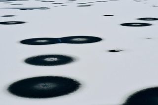 Na rzekach pojawił się lód brzegowy i śryż. Służby ostrzegają