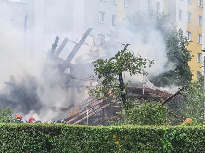 Wybuch w Toruniu. Ten dom wyleciał w powietrze