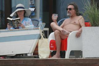 Jan Maria Tomaszewski nad morzem