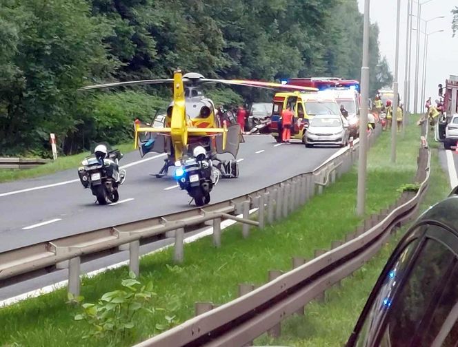 Tragiczny wypadek w Katowicach na DK86