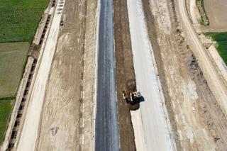 Na sporej części S7 w tym miejscu ułożono już nawierzchnię