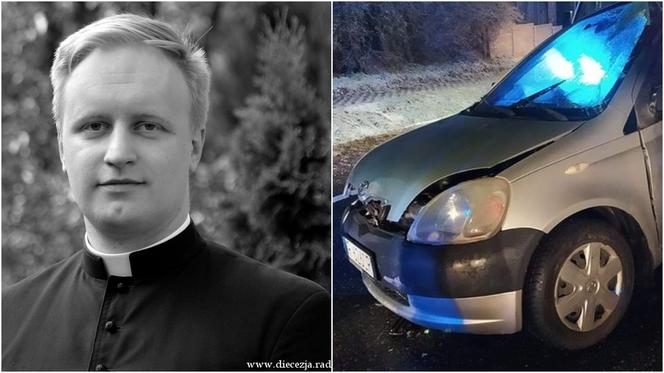 Parszów. 31-letni diakon zginął w wypadku! Jego toyota zderzyła się z dwoma innymi autami [ZDJĘCIA]