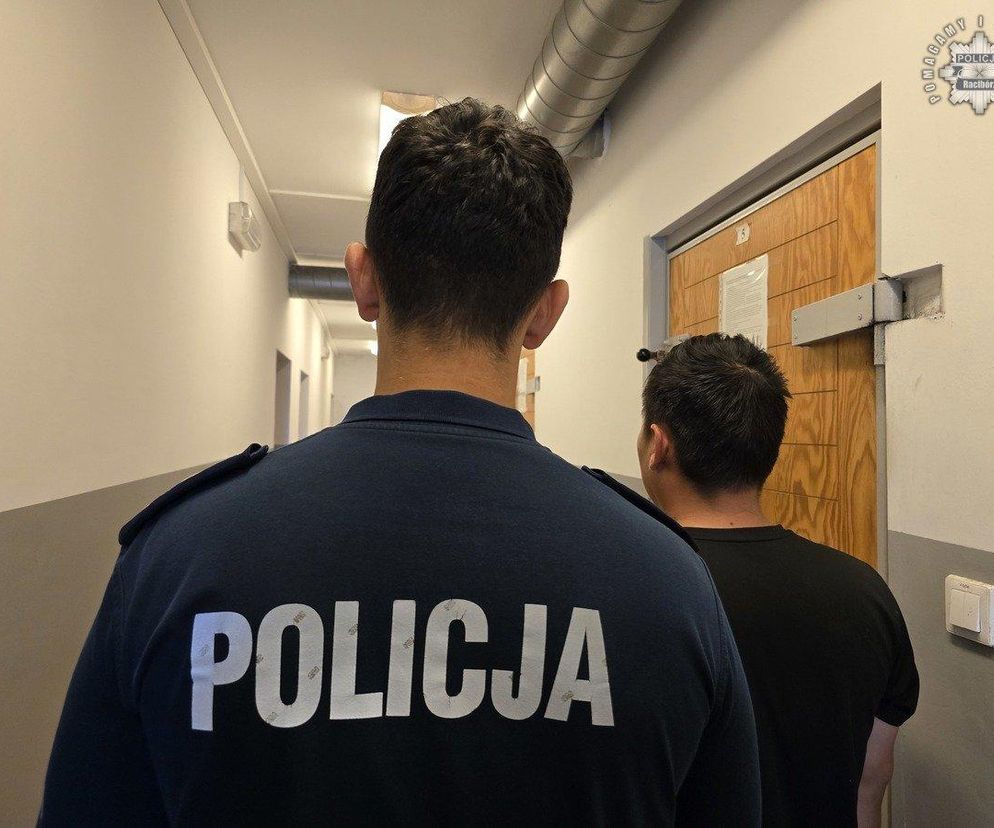 Pościg za Kolumbijczykami ulicami Raciborza. Jeden z nich zaatakował policjanta 
