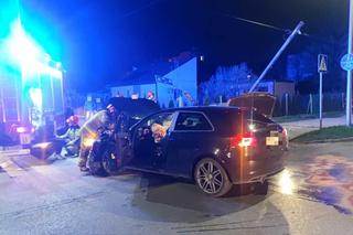 Wypadek na skrzyżowaniu ulic Romanowicza i Parkowej w Tarnowie