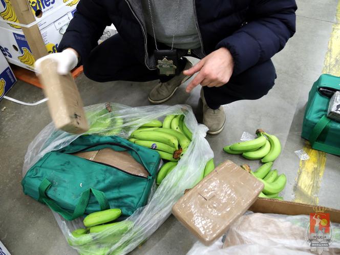 Kokaina ukryta w bananach